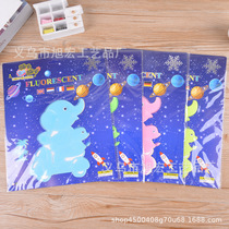 Amazon's new luminous butterfly sticker animal cartoon elephant fluorescent refrigerator sticker custom logo