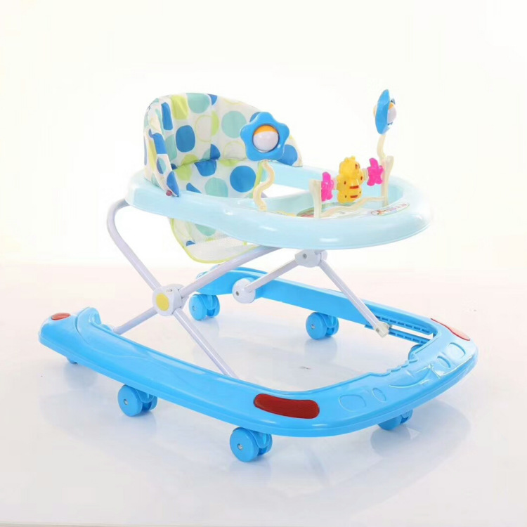 Multi-functional anti-rollover baby walker for infants and toddlers, suitable for 6-7 to 18 months, hand-pushed, sitting and folding, for boys and girls Item Picture