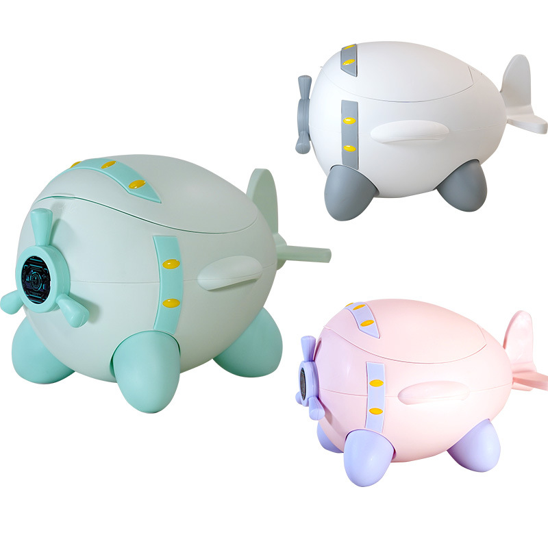 Factory direct sales of new children's plastic-assisted toilets, baby airplane urinals, toilet bowls, and children's sitting toilets wholesale Item Picture