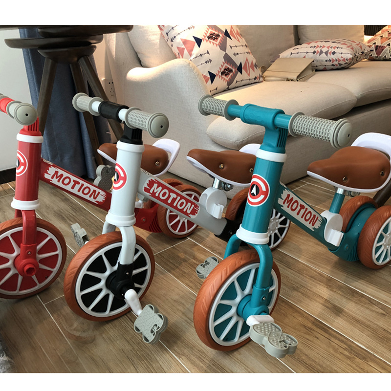 Children's balance bike without pedals, 1-3-year-old 6-year old sliding baby, children's sliding and walking bicycle, multi-functional yo-yo details Picture