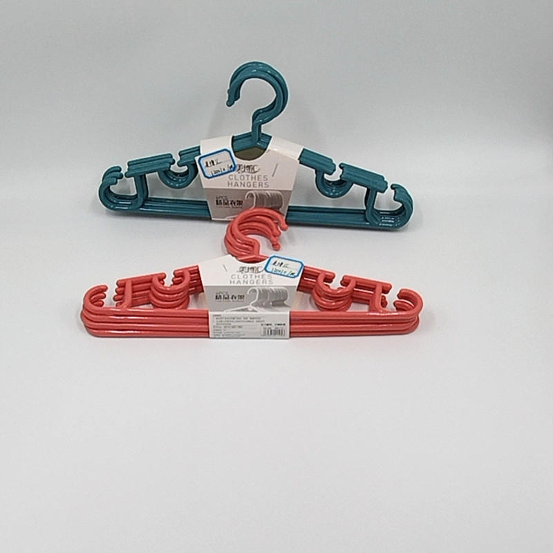 Anti-slip children's clothes rack, clothes drying rack, baby and children's clothes hanger, clothes hanger, household plastic clothes hanger details Picture