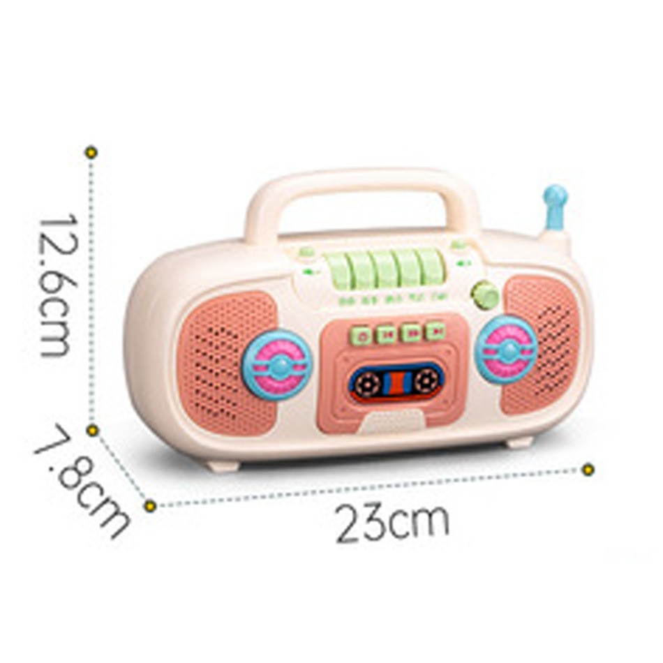 Children's music story-telling machine, baby music early education and intelligence toy, kindergarten simulation children's song tape recorder Item Picture