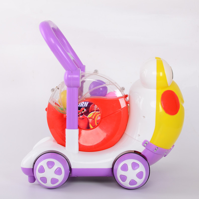 Baby hand-pushed variable-speed baby walker, snail baby walker, walking aid, adjustable speed with music and lights to prevent bowed legs details Picture