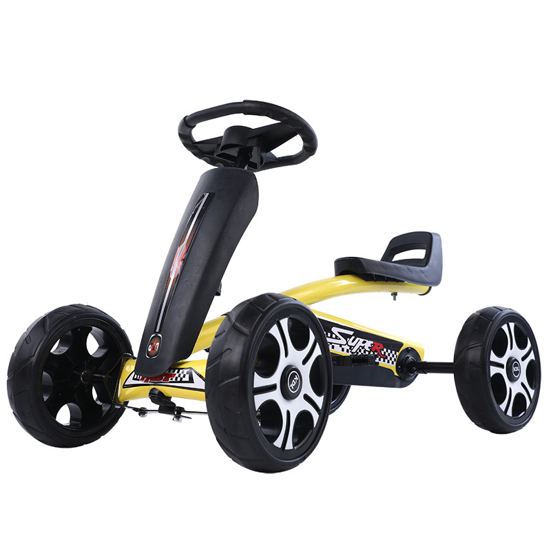 Wholesale four-wheel bicycles for children aged 2 to 8, go-karts, anti-rolking and anti-sliding balance bikes for children from the manufacturer full figure