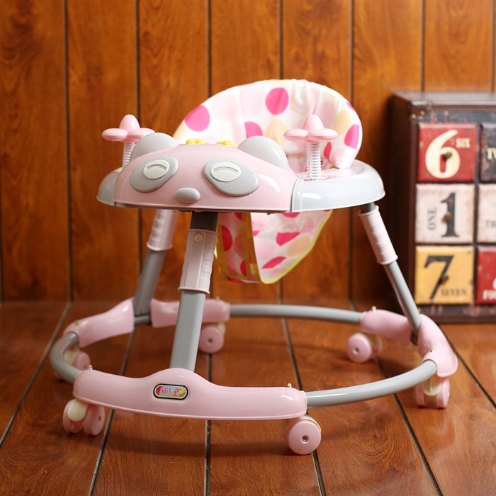 Baby walker for infants aged 6/7 to 18 months, boys and girls, children, hand-pushed, sitting, folding, anti-rollover, multi-functional Application Scenario