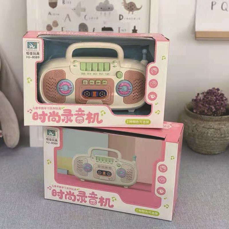 Children's music story-telling machine, baby music early education and intelligence toy, kindergarten simulation children's song tape recorder details Picture