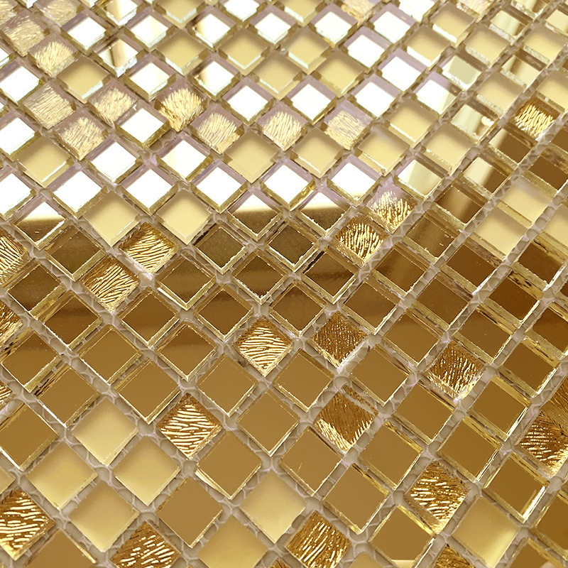 现代简约轻奢自粘瓷砖贴客厅电视背景墙玻璃马赛克墙贴防水面装饰白底实物图