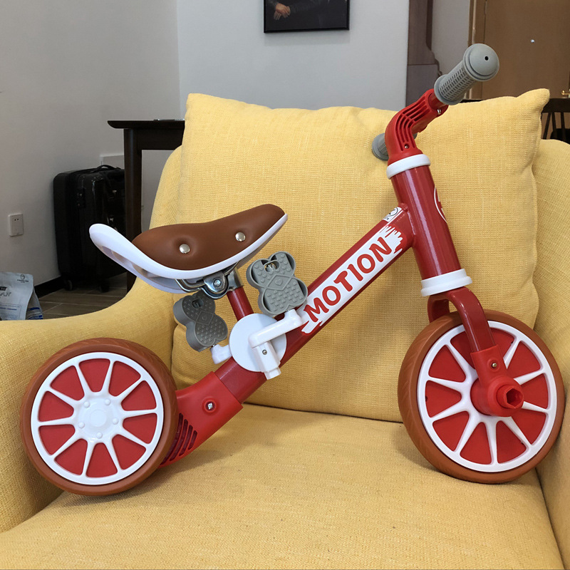 Children's balance bike without pedals, 1-3-year-old 6-year old sliding baby, children's sliding and walking bicycle, multi-functional yo-yo Specification drawing
