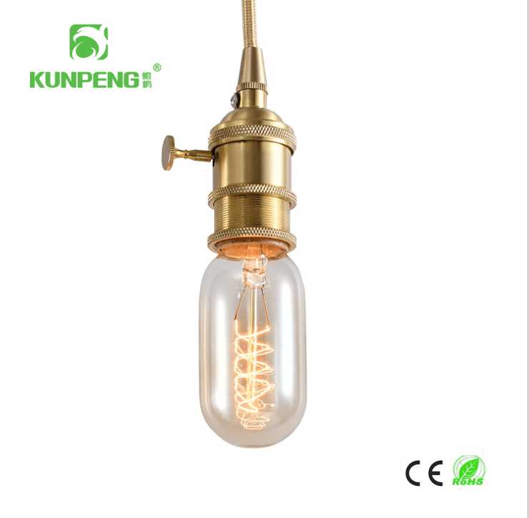 T45 wound filament Edison vintage tungsten filament bulb Item Picture