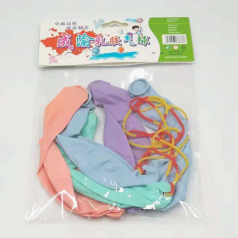 Best-selling round thickened large latex children's style wedding decoration items with drawstring, birthday party decoration balloons Specification image