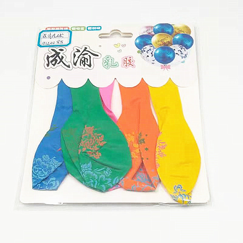 Best-selling patterned quality balloons for wedding room decoration, latex balloons for birthday party decoration, and balloons for visiting the US Item Picture