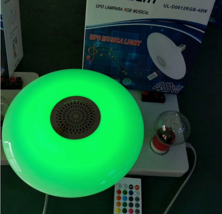LED Bluetooth music bulb wireless smart seven-color speaker E27 bulb Application Scenario