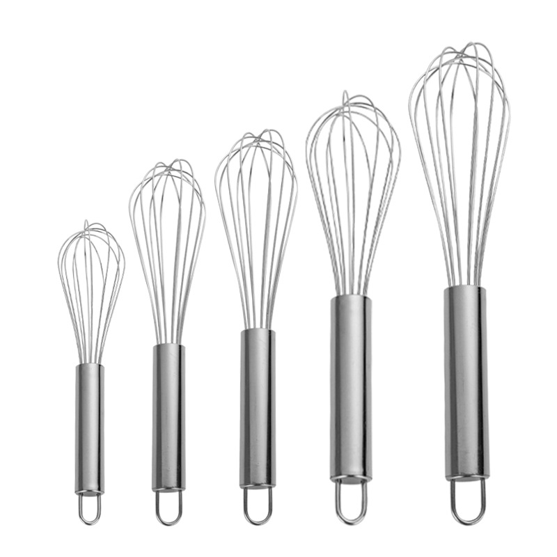 Stainless steel hand whisk kitchen household cream whisk baking tool Whisk hand whisk