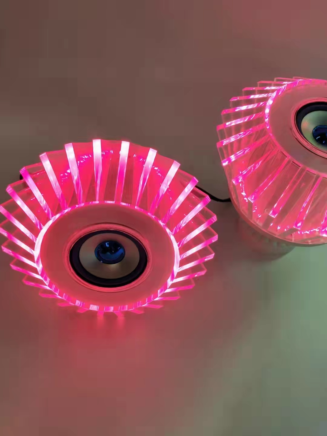 LED bluetooth control remoto luz de cristal lámpara de mesa de baile fiesta de navidad KTV bar luz de color luz de platillo giratorio de música Specification image
