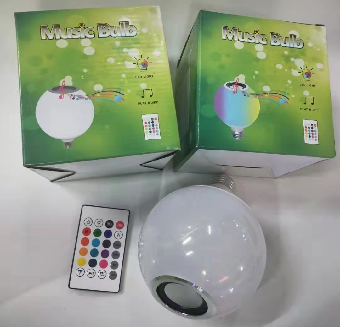 LED bluetooth dragon ball burbuja luz de música perla nocturna bombilla con control remoto APP dimmer RGB color cambio bluetooth bulbo luz Item Picture