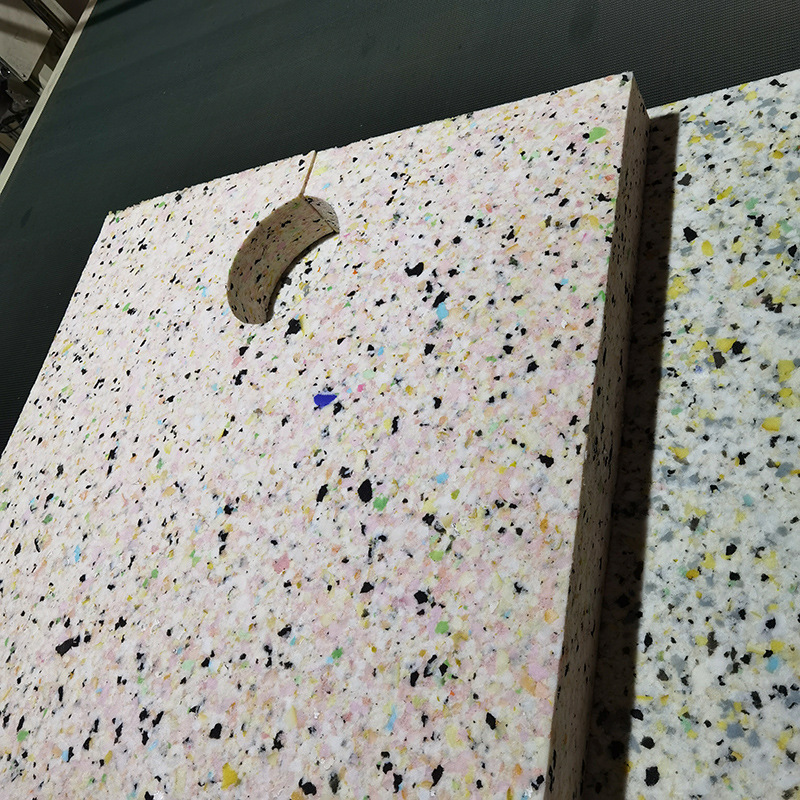 Environmental-friendly recycled sponge block furniture sofa recycled sponge pad jumping box gymnastics pad sponge strip pad cutting manufacturer details Picture