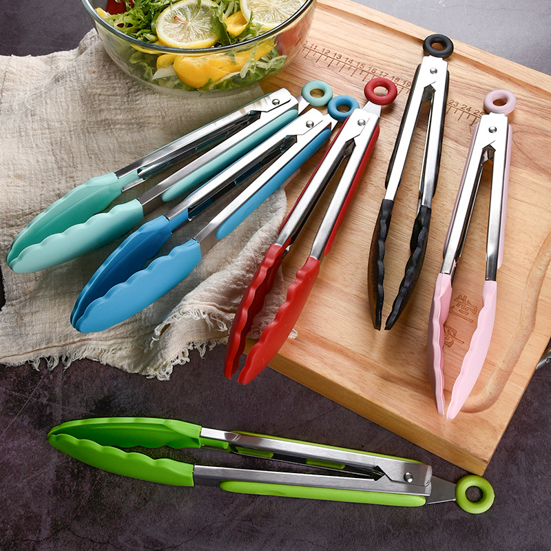Grilling tool non-slip silicone food clip Silicone grilling clip food clip bread clip baking tool