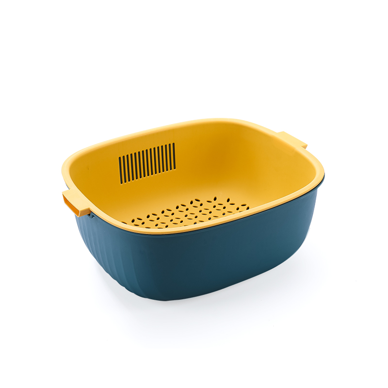 双层家用厨房洗菜盆沥水篮菜篮子洗菜篮茶几客厅水果盘洗水果神器详情图4