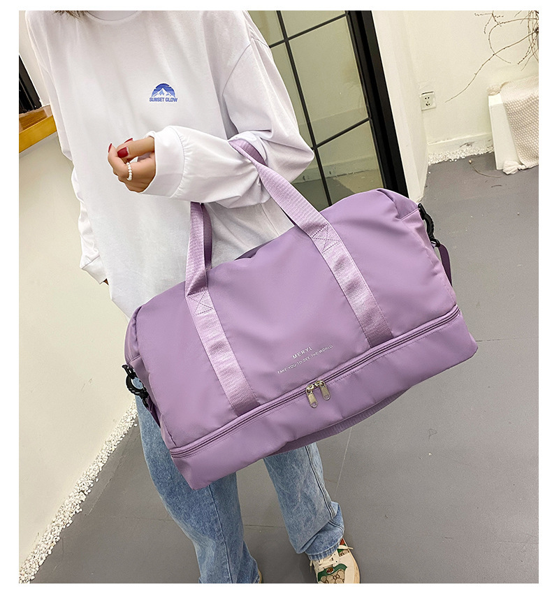 New dry-wet separation sports fitness handbag, casual yoga training single-shoulder bag, large-capacity business travel bag Application Scenario