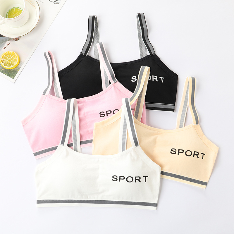 Girls underwear girl students developing puberty junior high school girl students cotton bra big child girl boobs