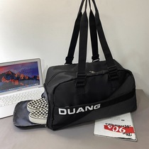Leisure sports fitness bag fashion brand new independent shoe warehouse hand bill of lading shoulder bag short trip bag yoga bag batch