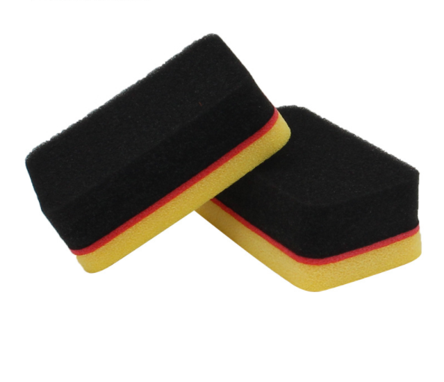 Sponge shoe cleaning, shoe care, upper cleaning, sponge brush Specification drawing
