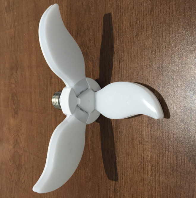 LED light mini mango 3-leaf folding leaf light Mini leaf light garage home decoration super bright lighting lamp Item Picture