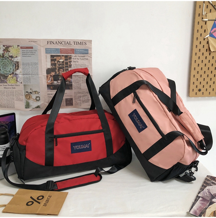 Viaje bolsa de viaje de corta distancia mujer bolsa de equipaje hombre portátil portátil portátil de gran capacidad bolsa de espera bolsa de almacenamiento bolsa de gimnasio deportiva details Picture
