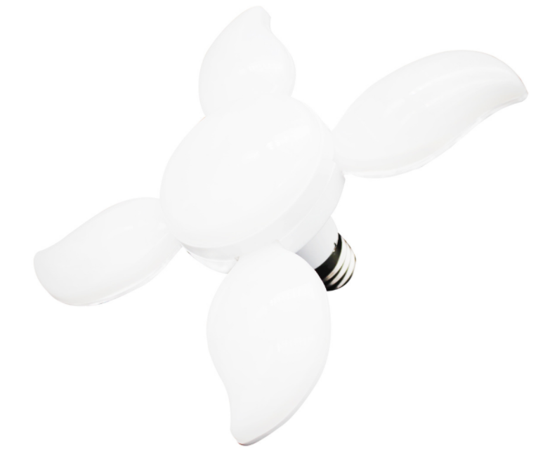 LED mini mango leaf light 4+1 page mini leaf light, four-leaf light, folding light, 36W ultra-bright lighting details Picture