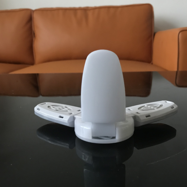The best-selling LED three-leaf lamp (short leaf) is foldable, ultra-bright and deformable Application Scenario
