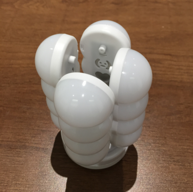 LED folding lamp, bulb lamp, deformation lamp, mini sugar-coated haws lamp, 4+1 four-leaf lamp, 36W mini lamp, ceiling lamp details Picture