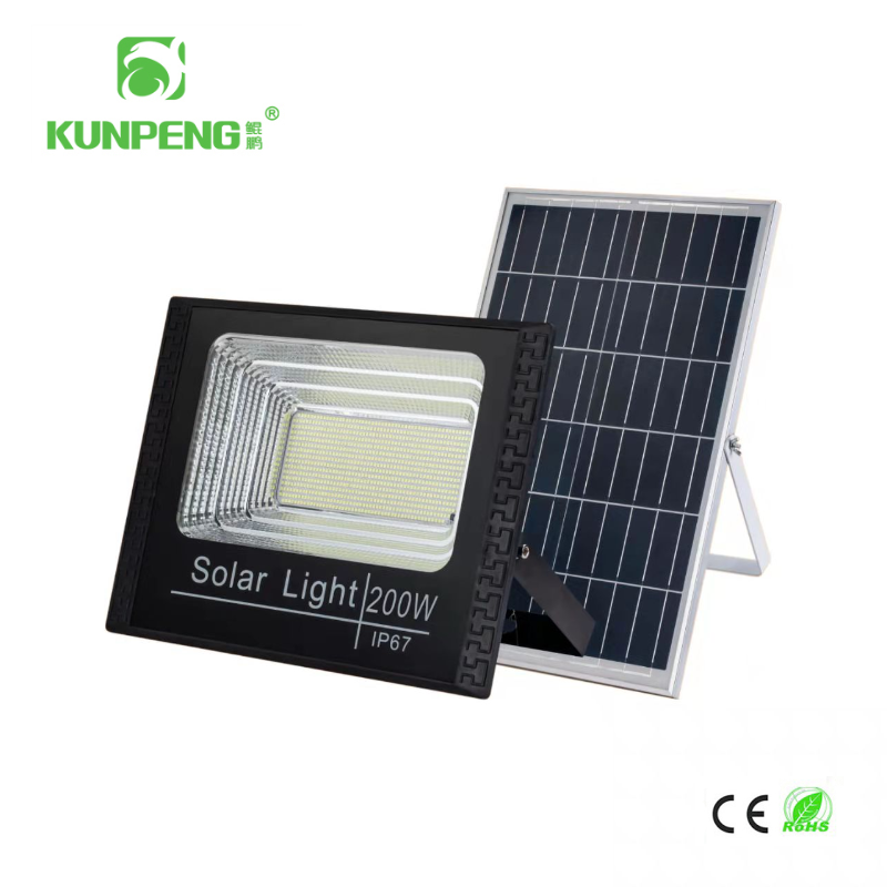 【 High-end Configuration 】 Jubao Basin Solar Floodlight, LED floodlight, household outdoor garden light, super bright Item Picture