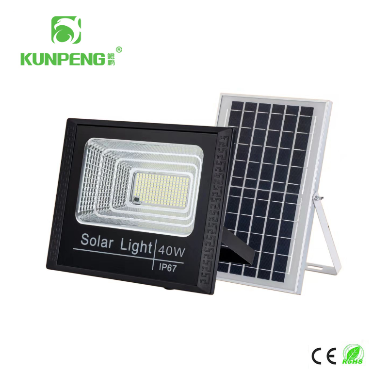 【 High-end Configuration 】 Jubao Basin Solar Floodlight, LED floodlight, household outdoor garden light, super bright details Picture