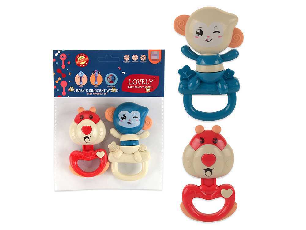 婴儿玩具3-6-12月新生幼儿手摇铃0-1岁宝宝早教训练抓握牙胶摇铃8
