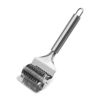 Wholesale stainless steel vanilla noodle cutting kitchen with manual cutting dough skin chives cutting all steel kitchen gadgets