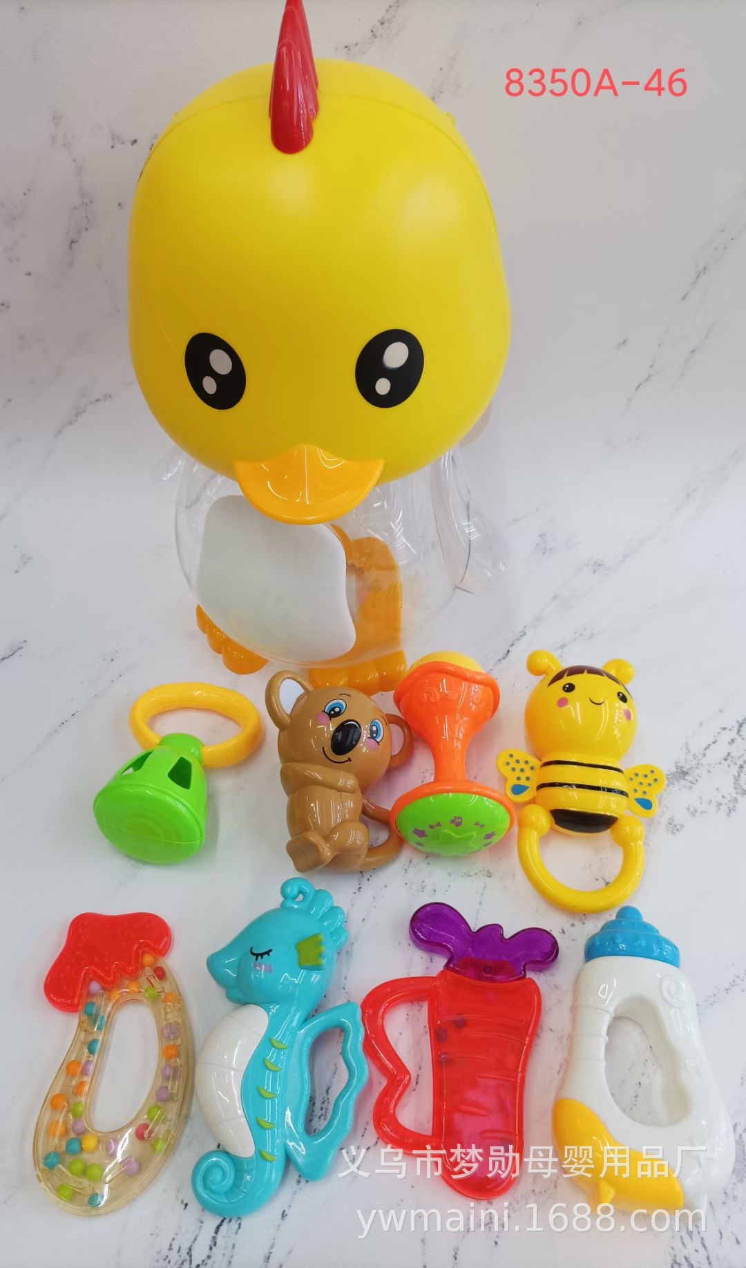 Baby rattle toy can chew chew glue 0-3-6 months of newborn babies 8 babies educational rattle set
