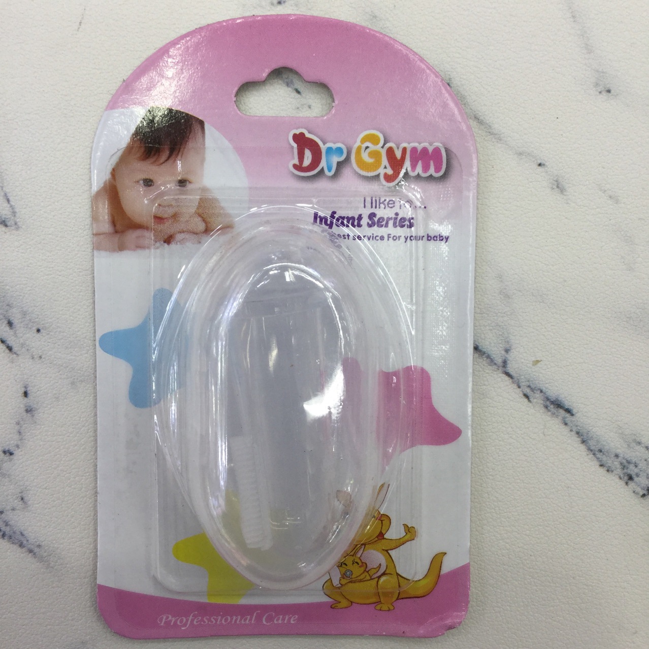 婴幼儿乳牙刷指套牙刷带盒装Dr gym手指牙刷
