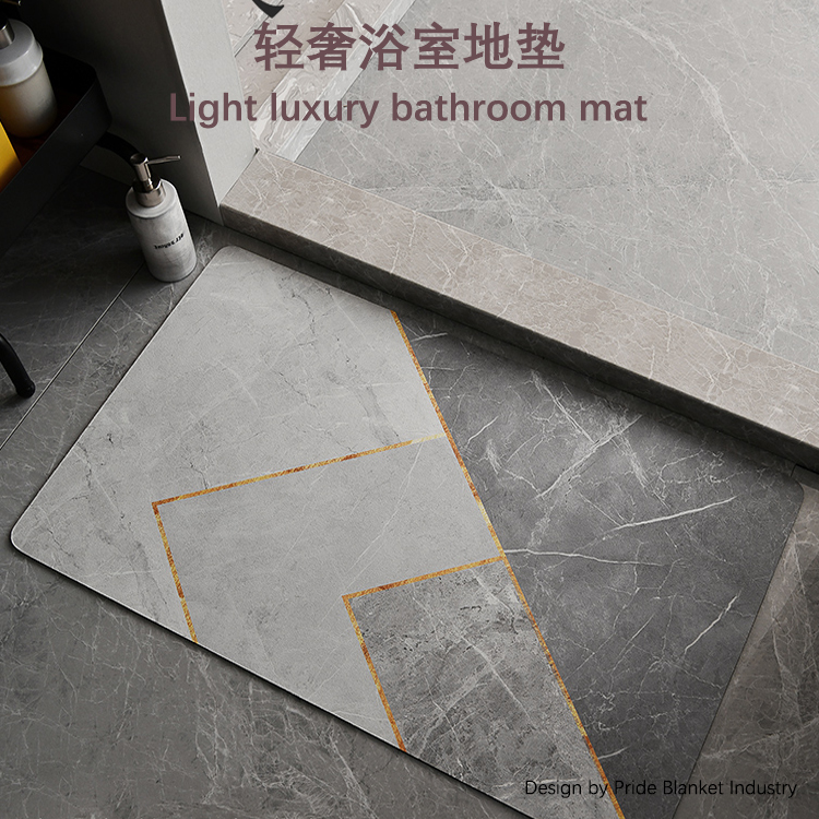 硅藻泥垫/浴室防滑垫/橡胶垫产品图