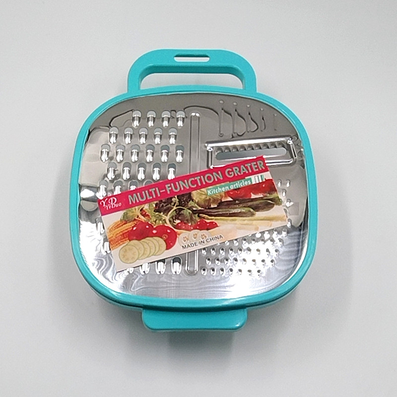 Best-selling plastic household multi-functional vegetable slicer, square combination, potato and fruit and vegetable slicer Application Scenario