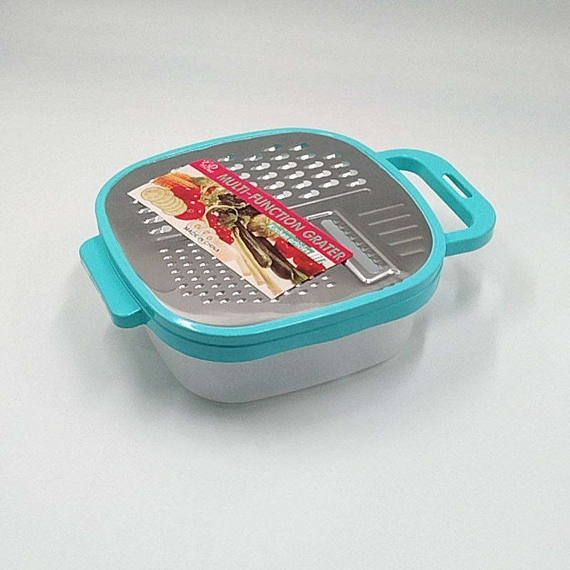 Best-selling plastic household multi-functional vegetable slicer, square combination, potato and fruit and vegetable slicer details Picture