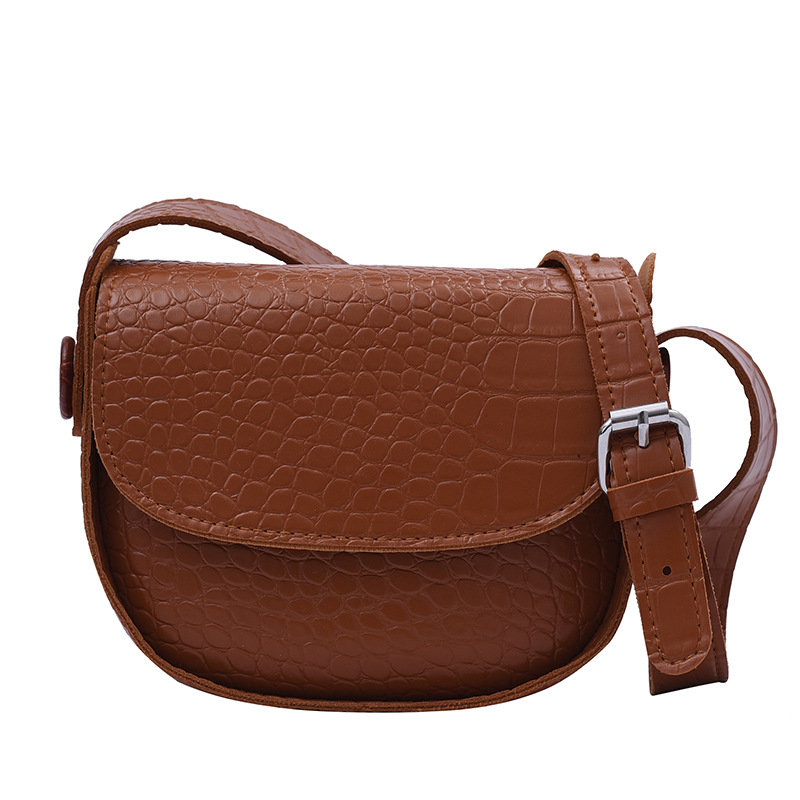 Invierno 2021 nuevo moda versátil bolsos de un hombro bolsos ins bolsos moda mujer bolsos crossbody vintage bolsos de silla de montar atmosférica mujer Item Picture