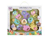 0-3 years old potable rattle Baby baby toys Safe and environmentally friendly 10 potable rattle set