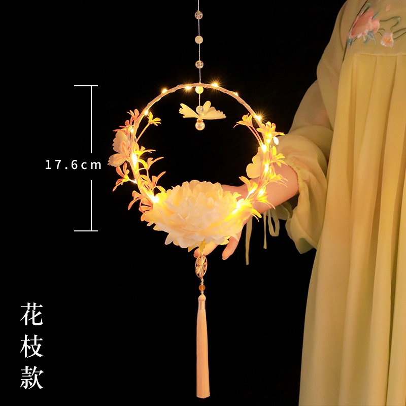 New Year Handmade diy lantern material package, Spring Festival children's toys, led light, Lantern Festival hand-held lanterns, ancient style h Application Scenario