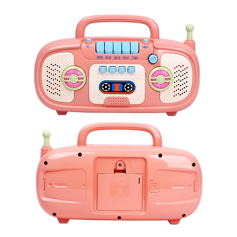 Wholesale of children's music story-telling machines, baby music early education toys, children's song story-telling machines and tape recorders details Picture
