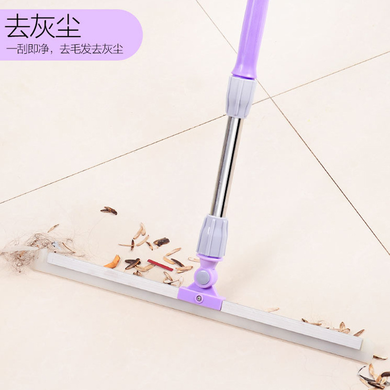Floor scraper, floor water scraper, silicone water sweeper, floor broom, large cleaning scraper, telescopic rod Application Scenario