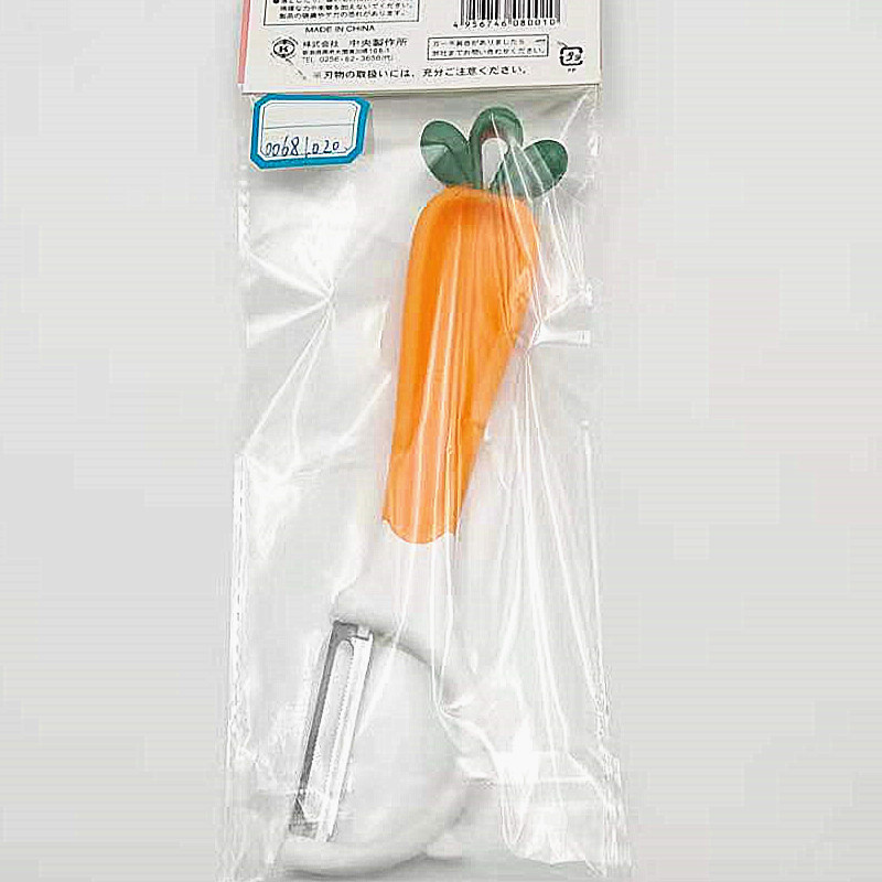 Best-selling plastic-handled melon peeler, apple peeler, carrot cartoon vegetable shaver, tooth shaver, kitchen gadgets Item Picture