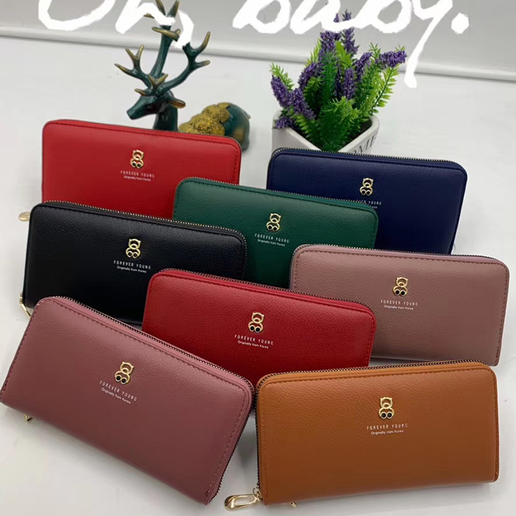 A tripod case bag 1368 wallet women's long small wallet student wallet card bag