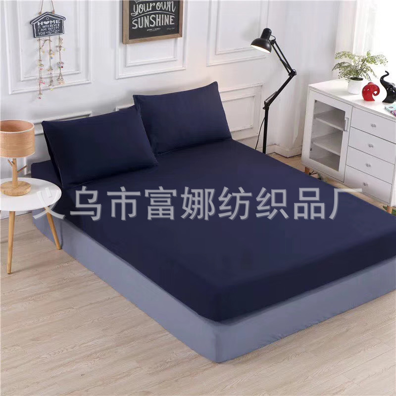 Bedding Four Sets Of Foreign Trade Bedding Plain Chemical Fiber Polyester Fiber Custom Size Color Application Scenario