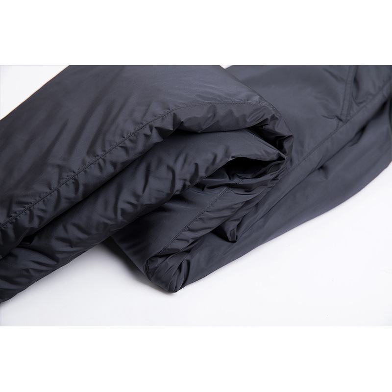 Middle-aged and elderly women wear down pants as outerwear. Large-sized, high-waisted, thickened down pants for mothers can make them look slimmer and keep them warm both inside and out in winter Specification image