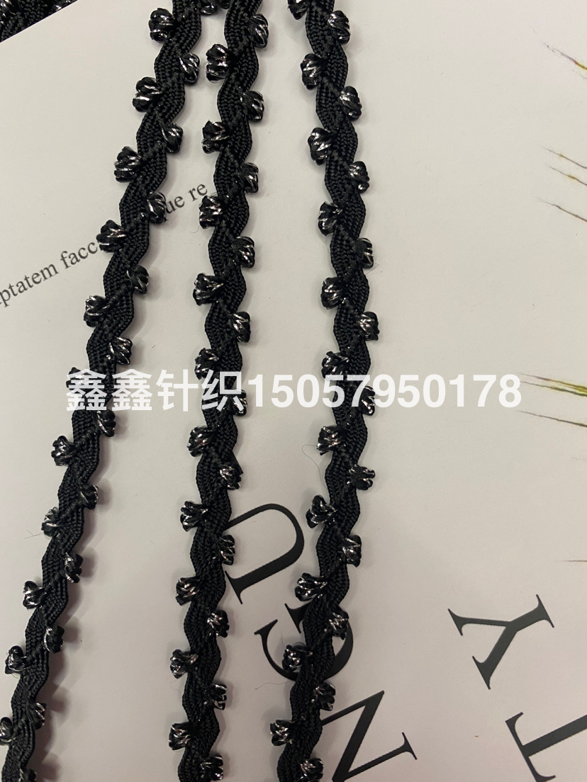 Direct sales from the manufacturer of spindle-woven webbing lace made of polyester material